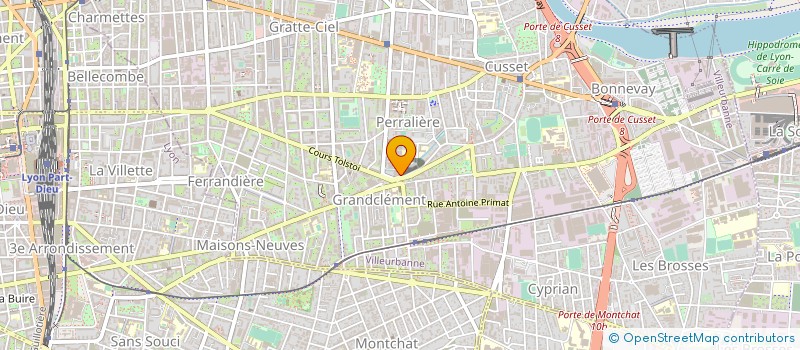 localisation de l'entreprise MONSIEUR WALID OUTIN  VILLEURBANNE