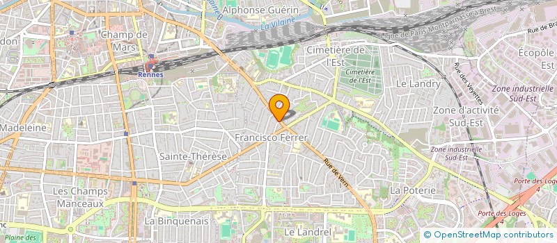 localisation de l'entreprise MONSIEUR WALID RADJAA  RENNES