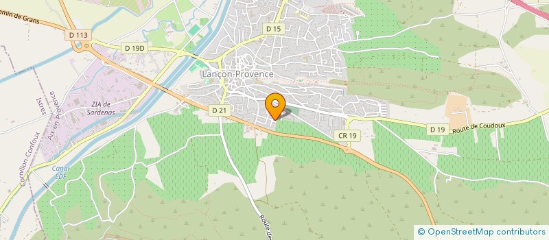 localisation de l'entreprise MONSIEUR WALID RAHMANI  LANCON-PROVENCE