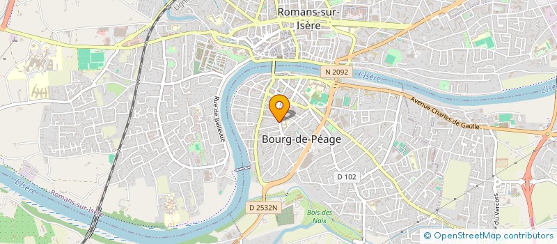 localisation de l'entreprise MONSIEUR WALID REDJATI  BOURG-DE-PEAGE