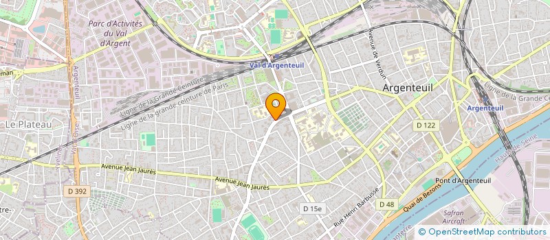 localisation de l'entreprise MONSIEUR WALID REZEG  ARGENTEUIL