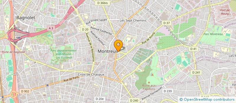 localisation de l'entreprise MONSIEUR WALID REZGUI à MONTREUIL