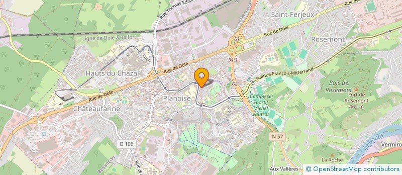 localisation de l'entreprise MONSIEUR WALID ROMDHANE à BESANCON