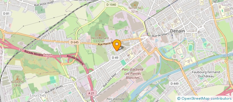 localisation de l'entreprise MONSIEUR WALID SAGGAL  DENAIN