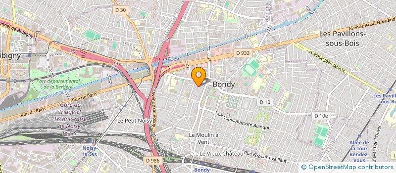 localisation de l'entreprise MONSIEUR WALID SAID-MESSAOUD  BONDY