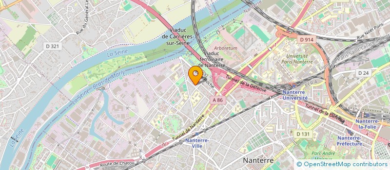 localisation de l'entreprise MONSIEUR WALID SAKHSOUKH  NANTERRE