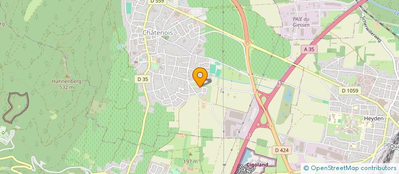 localisation de l'entreprise MONSIEUR WALID SAROUAOU  CHATENOIS