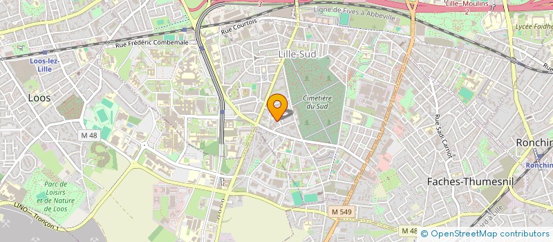 localisation de l'entreprise MONSIEUR WALID SERRAI à LILLE