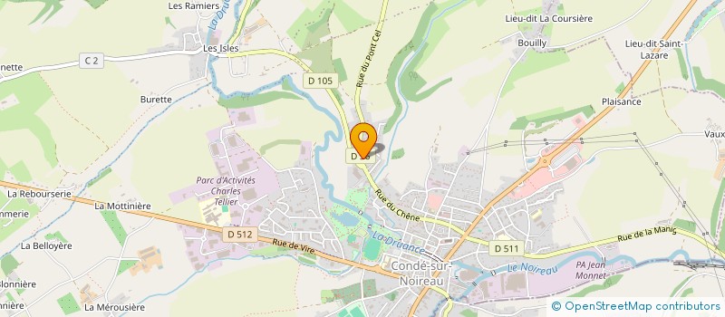 localisation de l'entreprise MONSIEUR WALID SHALBY  CONDE-EN-NORMANDIE