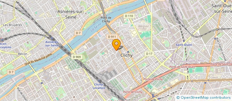 localisation de l'entreprise MONSIEUR WALID SMARA à CLICHY