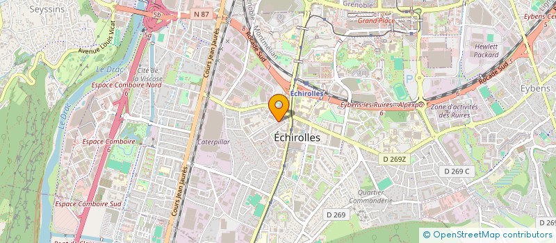 localisation de l'entreprise MONSIEUR WALID SOUKHAL  ECHIROLLES