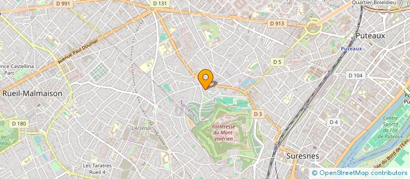 localisation de l'entreprise MONSIEUR WALID TAOULI  NANTERRE