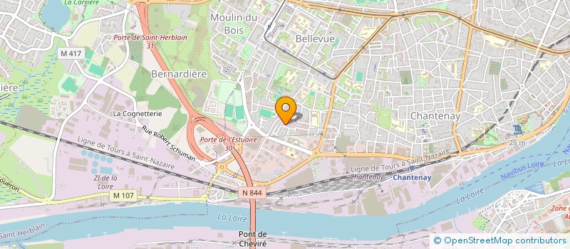 localisation de l'entreprise MONSIEUR WALID THOUIR à NANTES