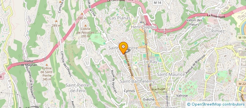 localisation de l'entreprise MONSIEUR WALID TIZI-OUKDAL à NICE