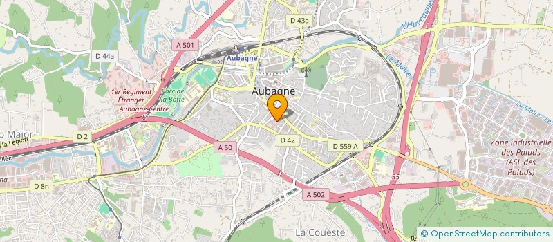 localisation de l'entreprise MONSIEUR WALID TLILI à AUBAGNE