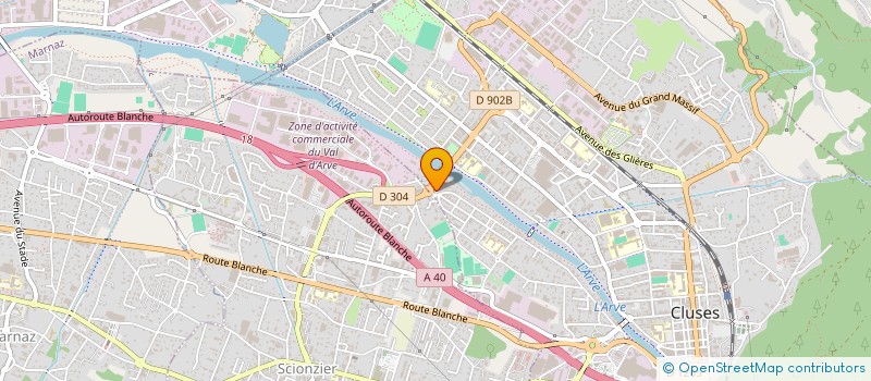 localisation de l'entreprise MONSIEUR WALID TRABELSI  CLUSES