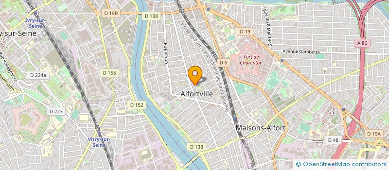 localisation de l'entreprise MONSIEUR WALID TRAD  ALFORTVILLE