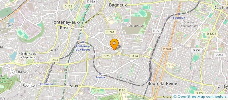 localisation de l'entreprise MONSIEUR WALID WALID à FONTENAY-AUX-ROSES