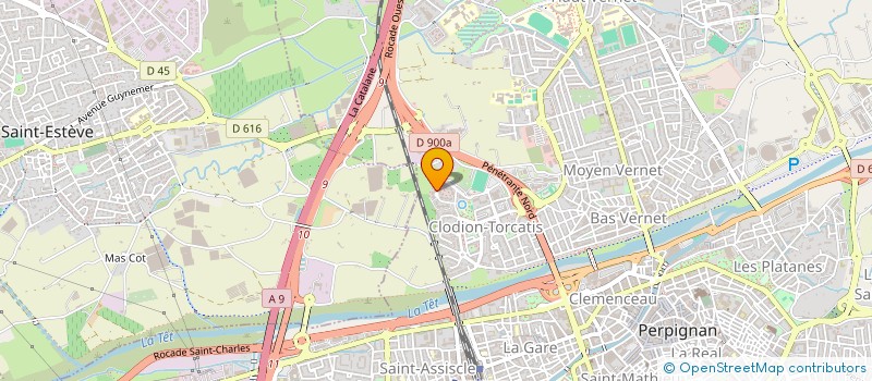 localisation de l'entreprise MONSIEUR WALID ZITOU  PERPIGNAN