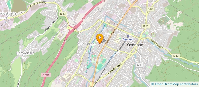 localisation de l'entreprise MONSIEUR WALIDE YAKHLEF à OYONNAX
