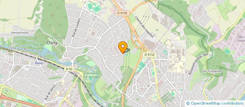 localisation de l'entreprise MONSIEUR WALIM AOUNI  OSNY