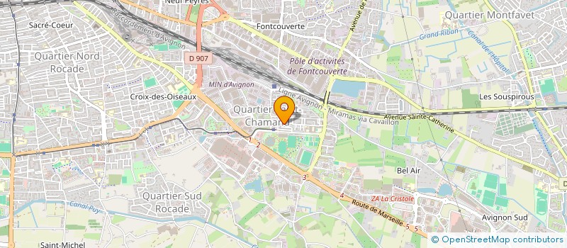 localisation de l'entreprise MONSIEUR WALISSE LWAFI  AVIGNON