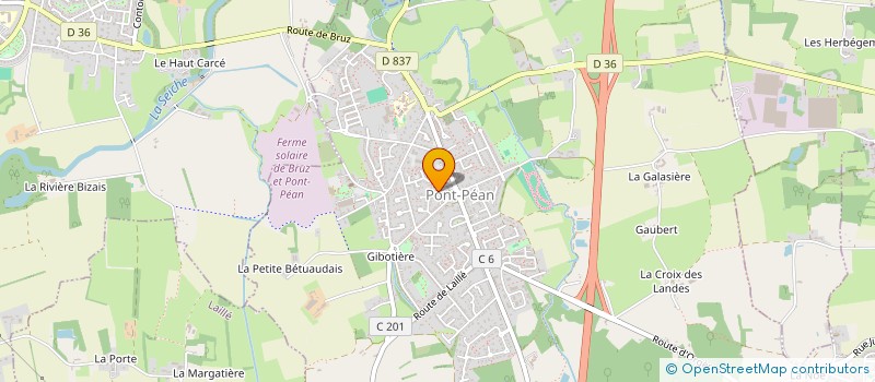 localisation de l'entreprise MONSIEUR WALIYI ADEDJOUMA  PONT PEAN