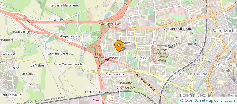 localisation de l'entreprise MONSIEUR WALLACE INQUEL  RENNES