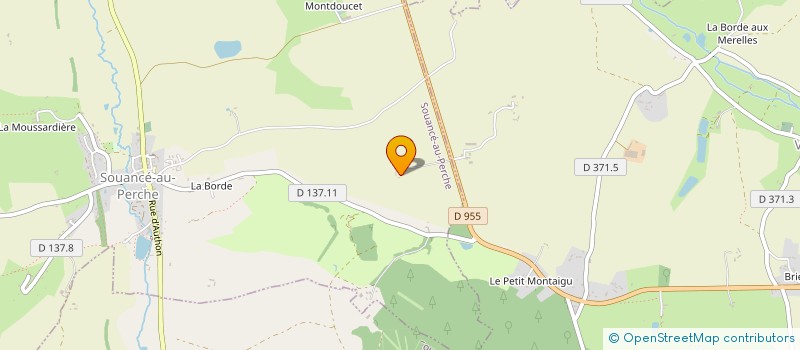 localisation de l'entreprise MONSIEUR WALLERAND DE MADRE à SOUANCE-AU-PERCHE