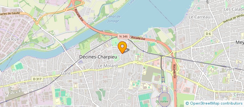 localisation de l'entreprise MONSIEUR WALLID KAABECHE  DECINES-CHARPIEU