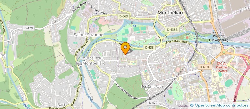 localisation de l'entreprise MONSIEUR WALLID LAHOUEL  MONTBELIARD