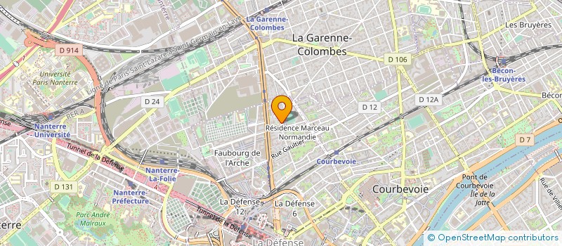 localisation de l'entreprise MONSIEUR WALLID TAZIR à COURBEVOIE