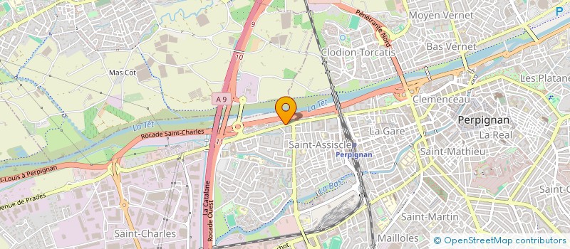 localisation de l'entreprise MONSIEUR WALLID ZOUINE  PERPIGNAN