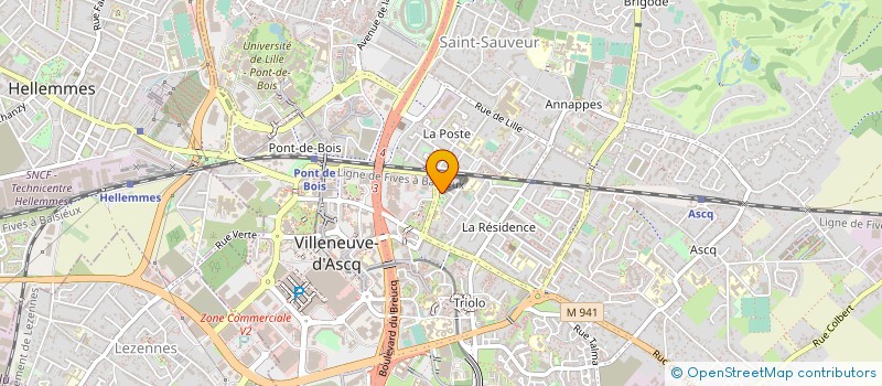 localisation de l'entreprise MONSIEUR WALLIS CARRASCO  VILLENEUVE-D'ASCQ