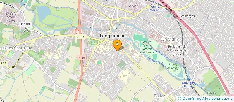 localisation de l'entreprise MONSIEUR WALLY LAMZAOUI à LONGJUMEAU