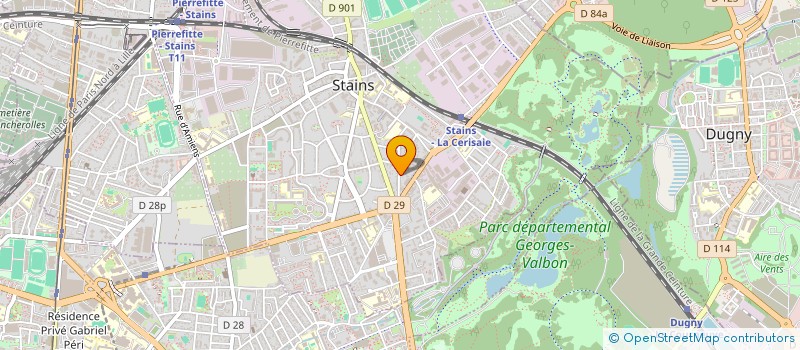 localisation de l'entreprise MONSIEUR WALLY LATIFI à STAINS