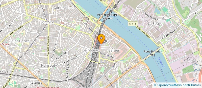 localisation de l'entreprise MONSIEUR WALTER ADOLFO RODRIGUEZ MIRANDA  BORDEAUX