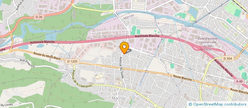 localisation de l'entreprise MONSIEUR WALTER ARRAMBIDE  MARNAZ