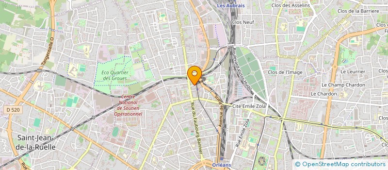 localisation de l'entreprise MONSIEUR WALTER BARBIERI  ORLEANS