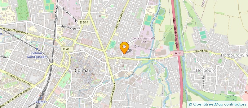 localisation de l'entreprise MONSIEUR WALTER BEAUMONT  COLMAR