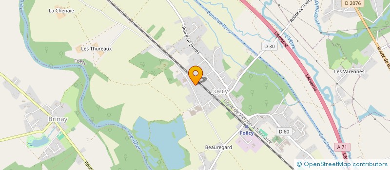 localisation de l'entreprise MONSIEUR WALTER BOHRINGER  VIGNOUX-SUR-BARANGEON