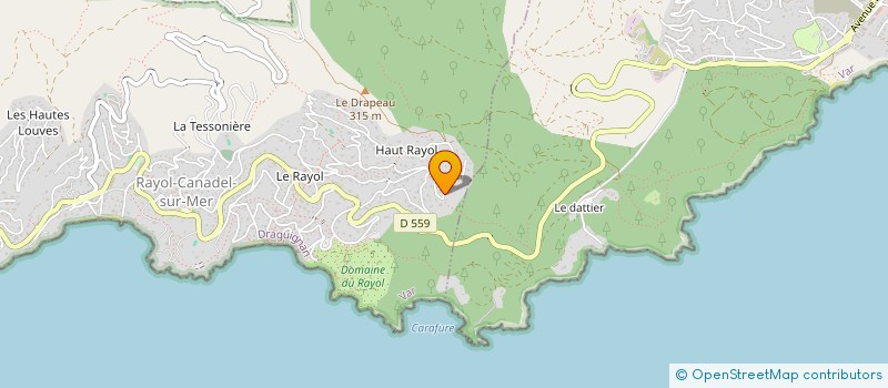 localisation de l'entreprise MONSIEUR WALTER BRUNE à RAYOL-CANADEL-SUR-MER