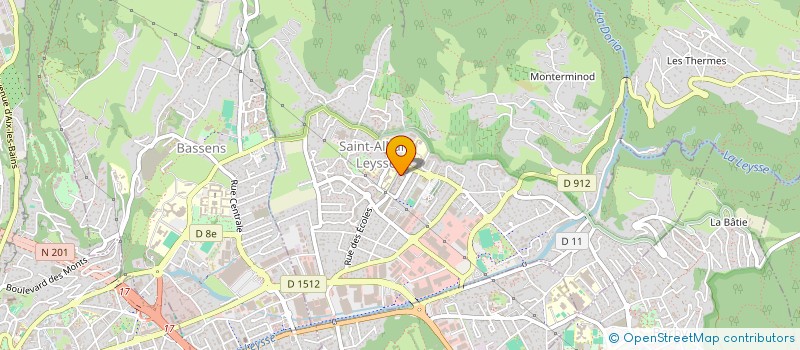 localisation de l'entreprise MONSIEUR WALTER CUNSOLO  SAINT-ALBAN-LEYSSE