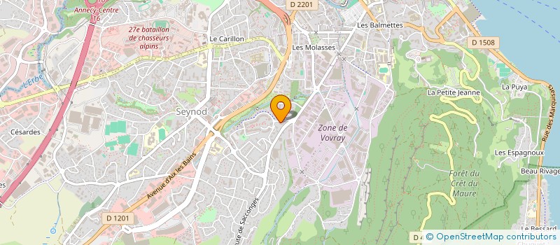 localisation de l'entreprise MONSIEUR WALTER DA CUNHA à ANNECY