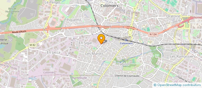 localisation de l'entreprise MONSIEUR WALTER FRANCOIS à COLOMIERS