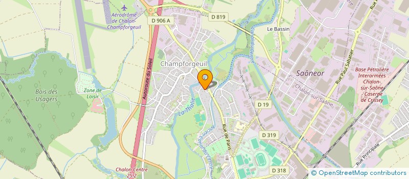 localisation de l'entreprise MONSIEUR WALTER GAREL  CHAMPFORGEUIL