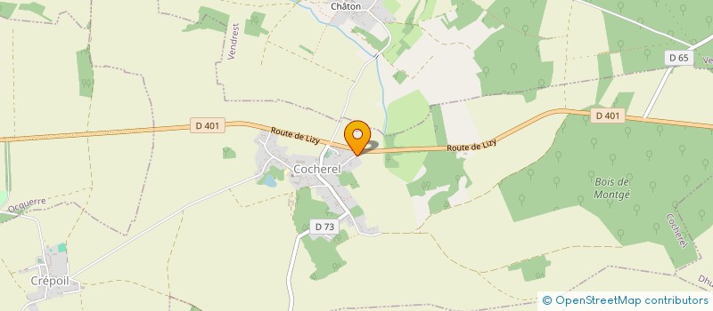 localisation de l'entreprise MONSIEUR WALTER GAUTHIER  COCHEREL