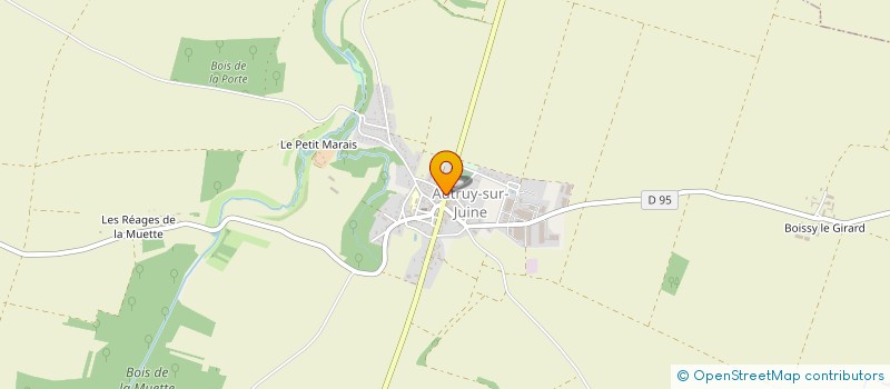 localisation de l'entreprise MONSIEUR WALTER GODET à AUTRUY-SUR-JUINE