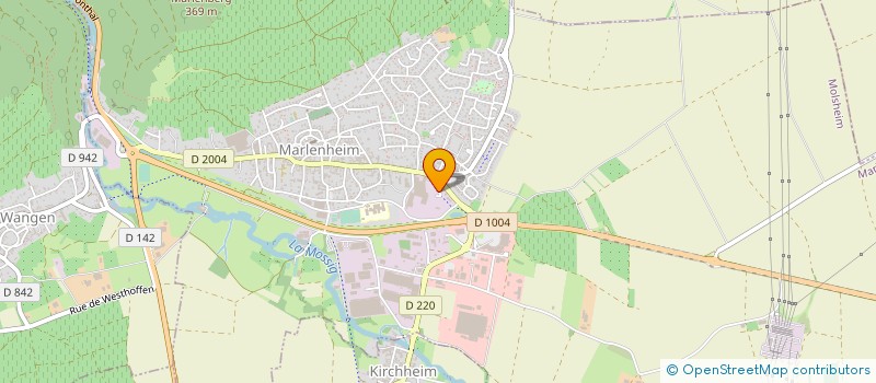 localisation de l'entreprise MONSIEUR WALTER GRECO  MARLENHEIM