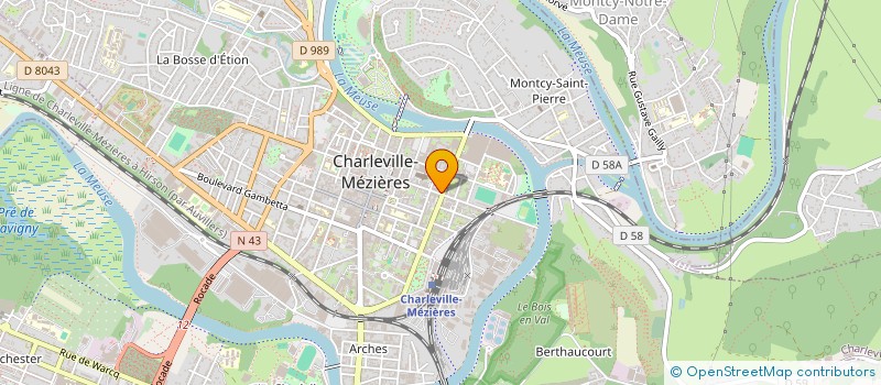 localisation de l'entreprise MONSIEUR WALTER GREGOIRE  CHARLEVILLE-MEZIERES